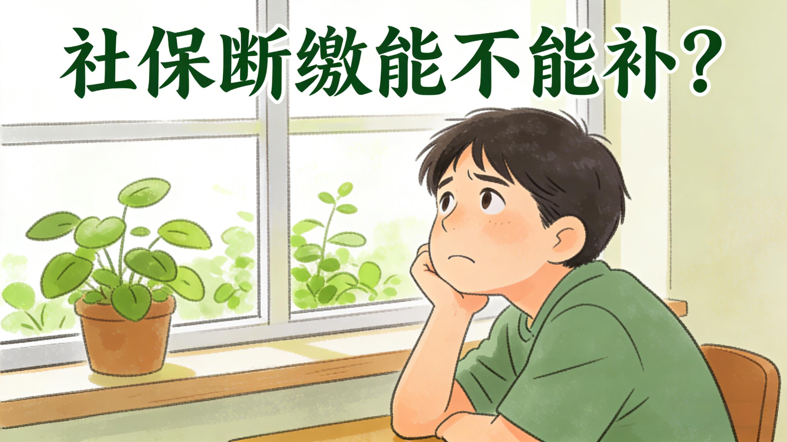灵活就业人员社保断缴,到底能不能补缴?