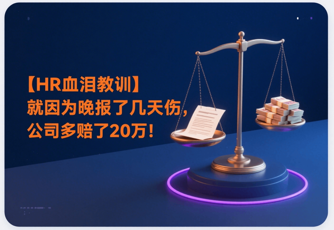 【HR血泪教训】就因为晚报了几天工伤,公司多赔了20万!.png