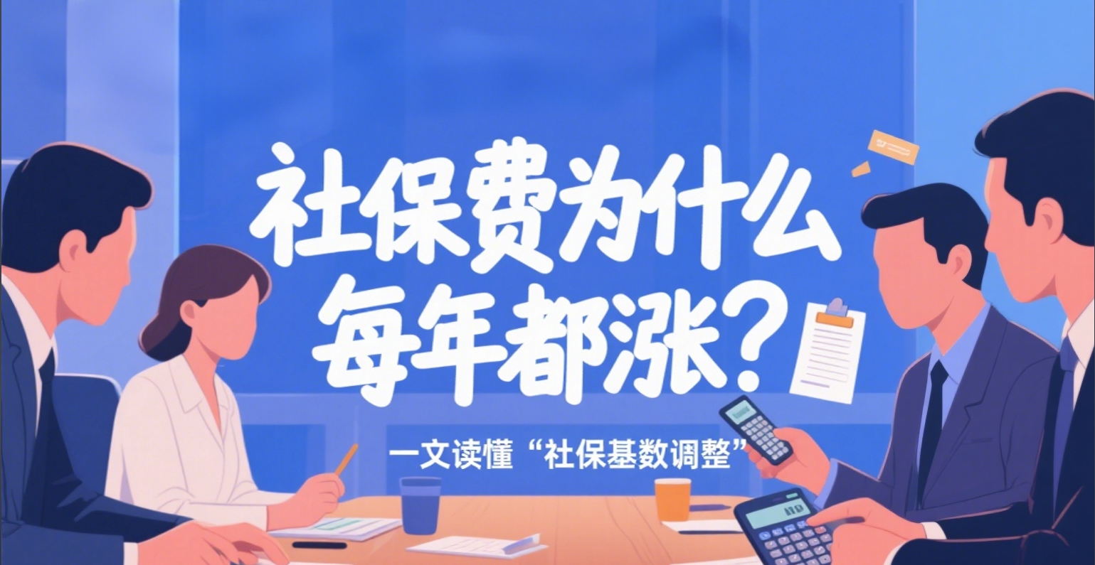 【HR必看】社保费为什么每年都涨?一文读懂“社保基数调整”,赶紧转发给员工