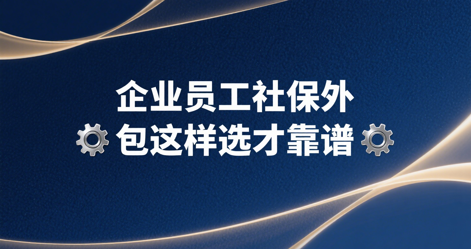 小公司没 HR？社保缴不明白别愁！企业员工社保外包这样选才靠谱