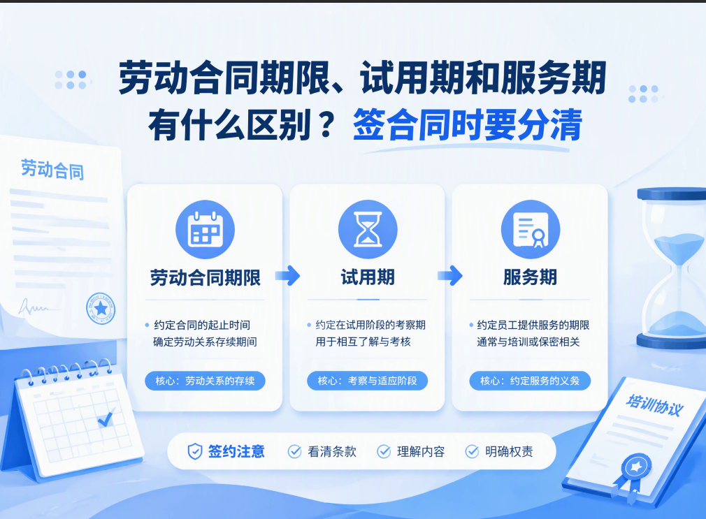 劳动合同期限、试用期和服务期的区别.png