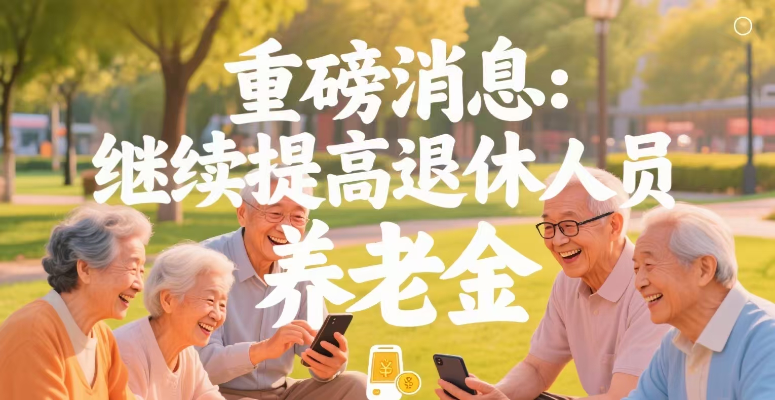 重磅！继续提高退休人员的养老金，你还说社保不重要吗？