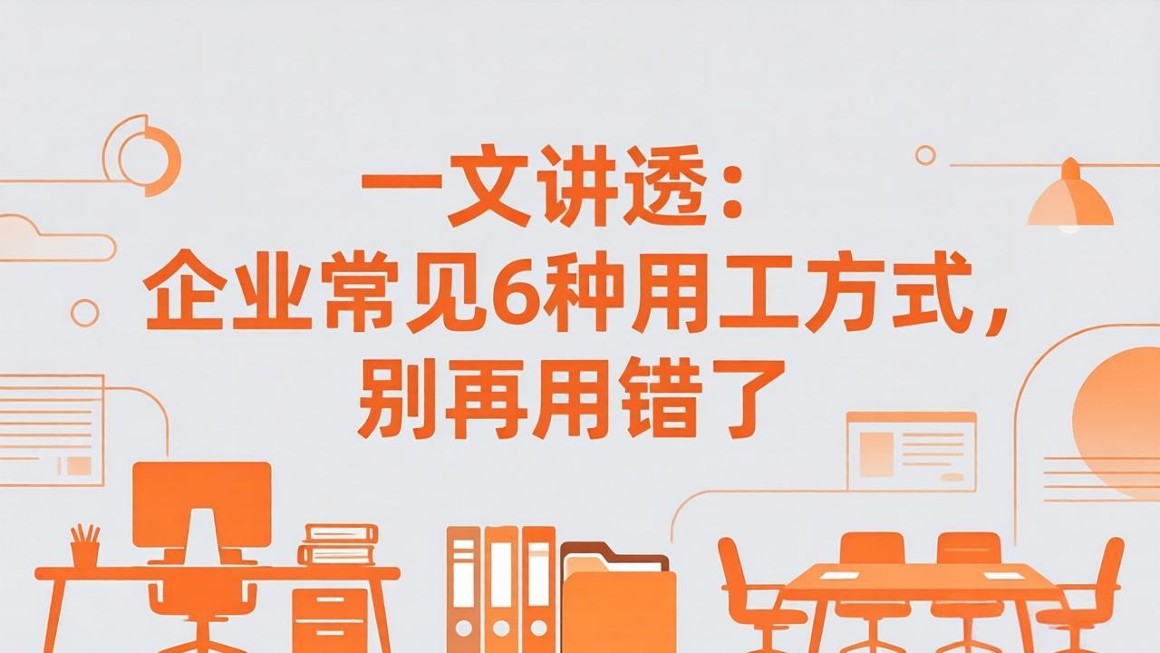 一文讲透：企业常见6种用工方式，别再用错了