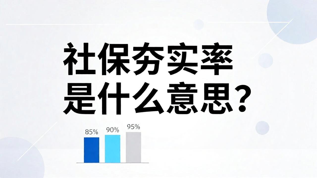 社保夯实率是什么意思?企业如何计算并排查社保风险