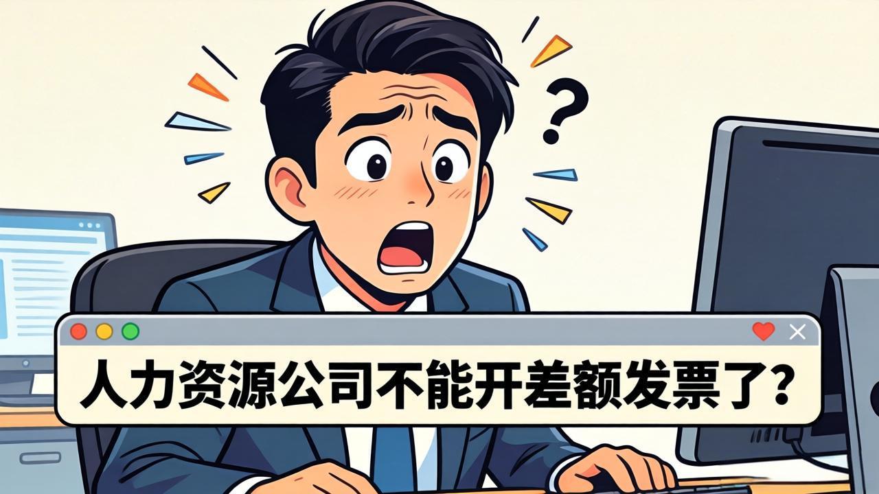 同样做人力外包,为什么有的公司还能开差额发票