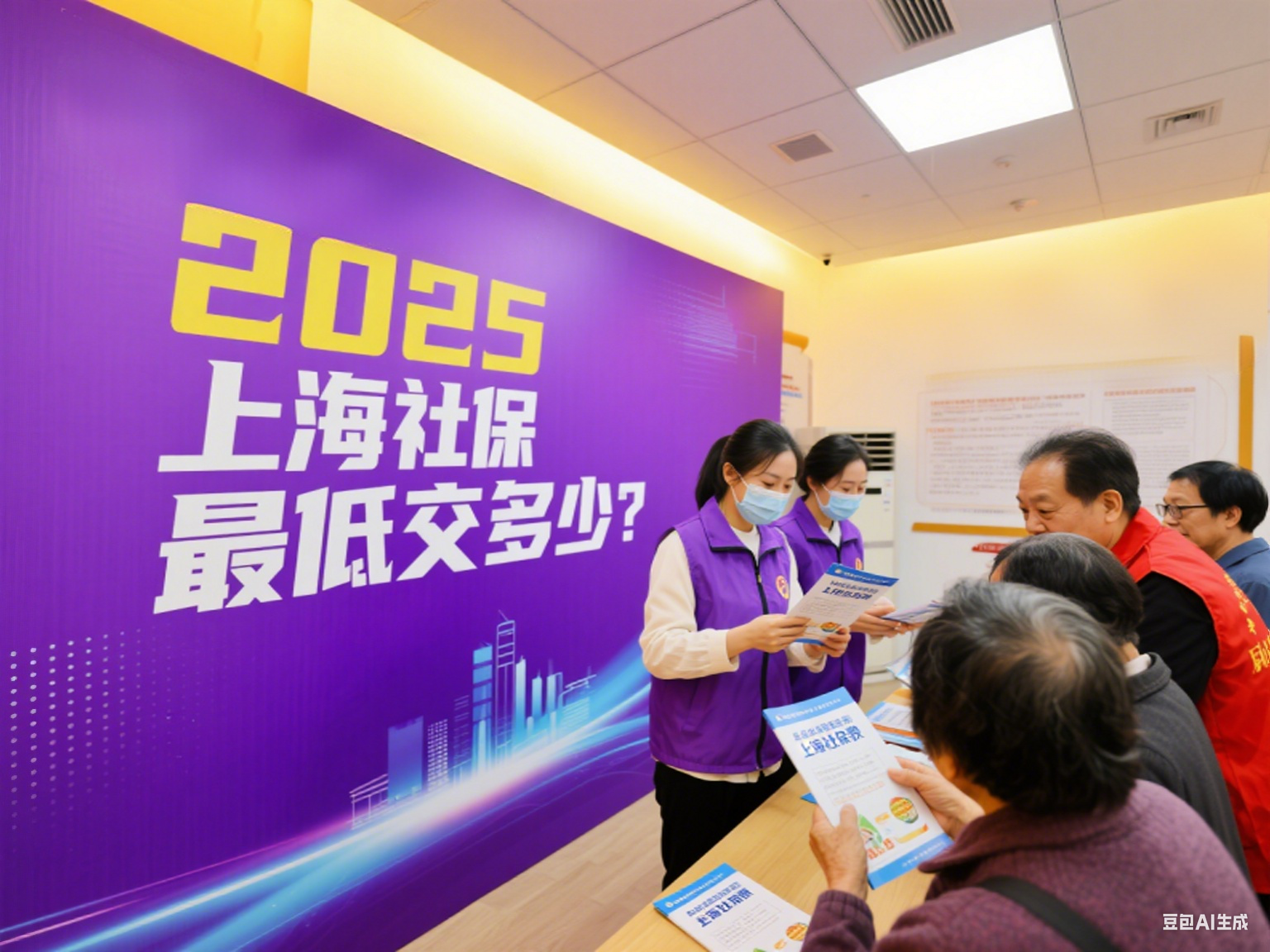 2025 上海社保最低交多少？上班族和自由职业者差在哪？