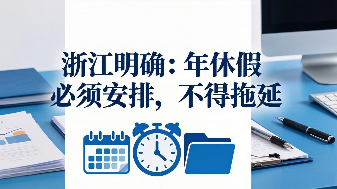 浙江明确:年休假必须安排,不得拖延