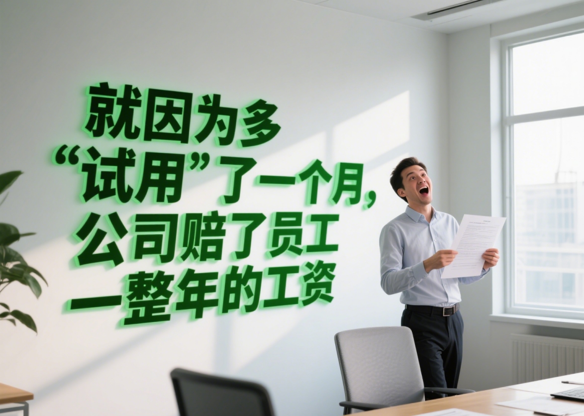 【HR血泪教训】就因为多“试用”了一个月，公司赔了员工一整年的工资