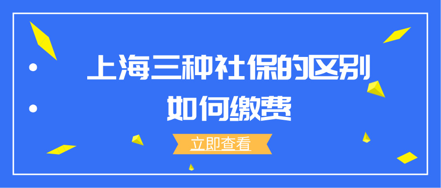 上海社保全解析:三种社保类型对比、缴费标准与办理指南