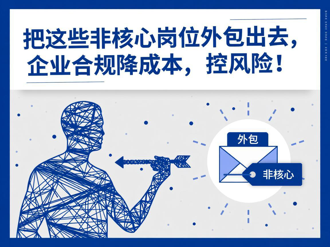 把这些非核心岗位外包出去,企业合规降成本,控风险!