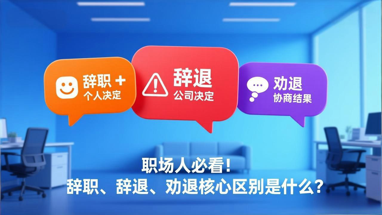 职场人必看!辞职、辞退、劝退核心区别是什么?