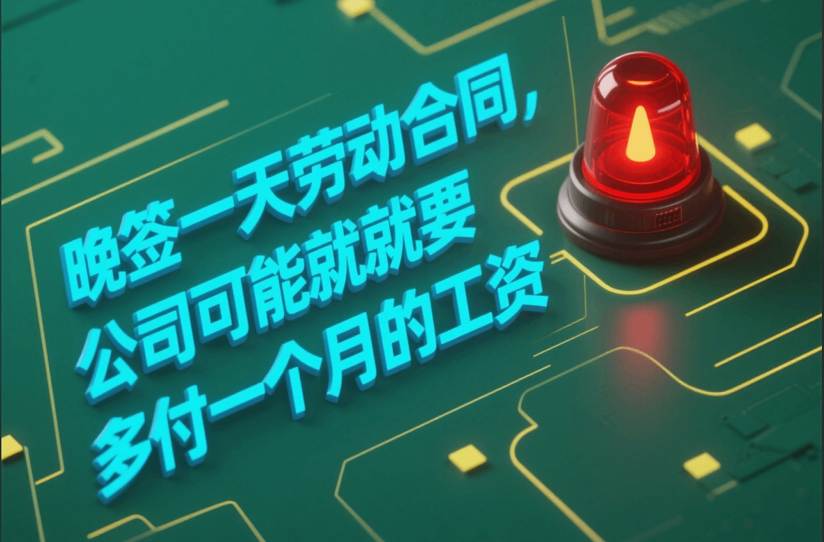 晚签劳动合同影响很大.png