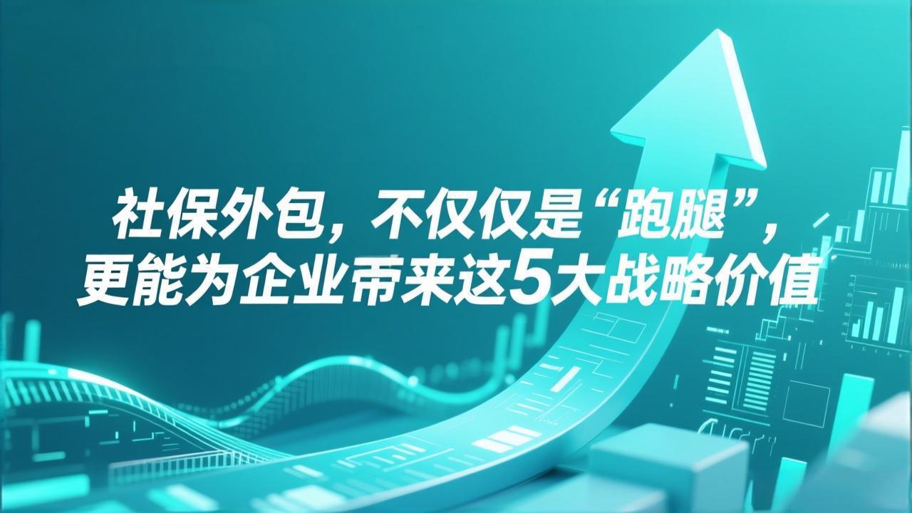 社保外包，不仅仅是“跑腿”，更能为企业带来这5大战略价值