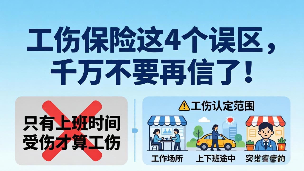 工伤保险这4个误区,千万不要再信了!