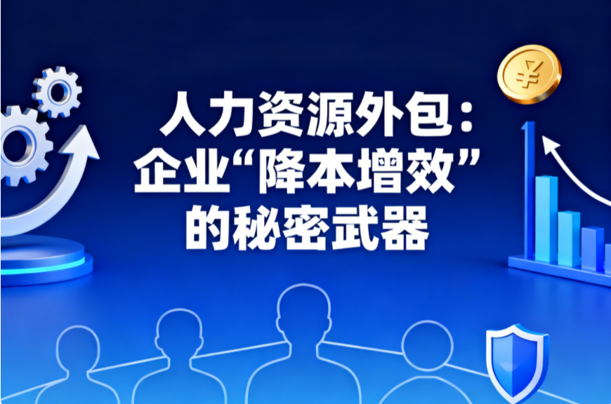 人力资源外包:企业“降本增效”的秘密武器