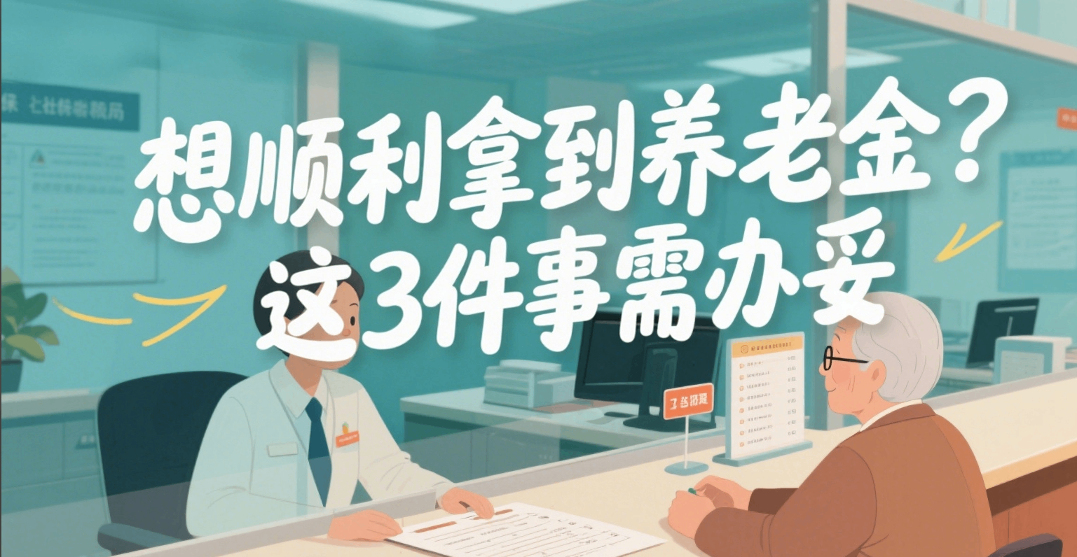想顺利拿到养老金?这3件事没办妥.png