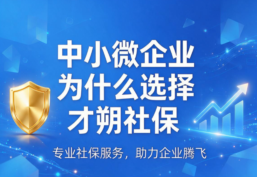 中小微企业为什么选择才朔社保？业务范围与服务内容说明
