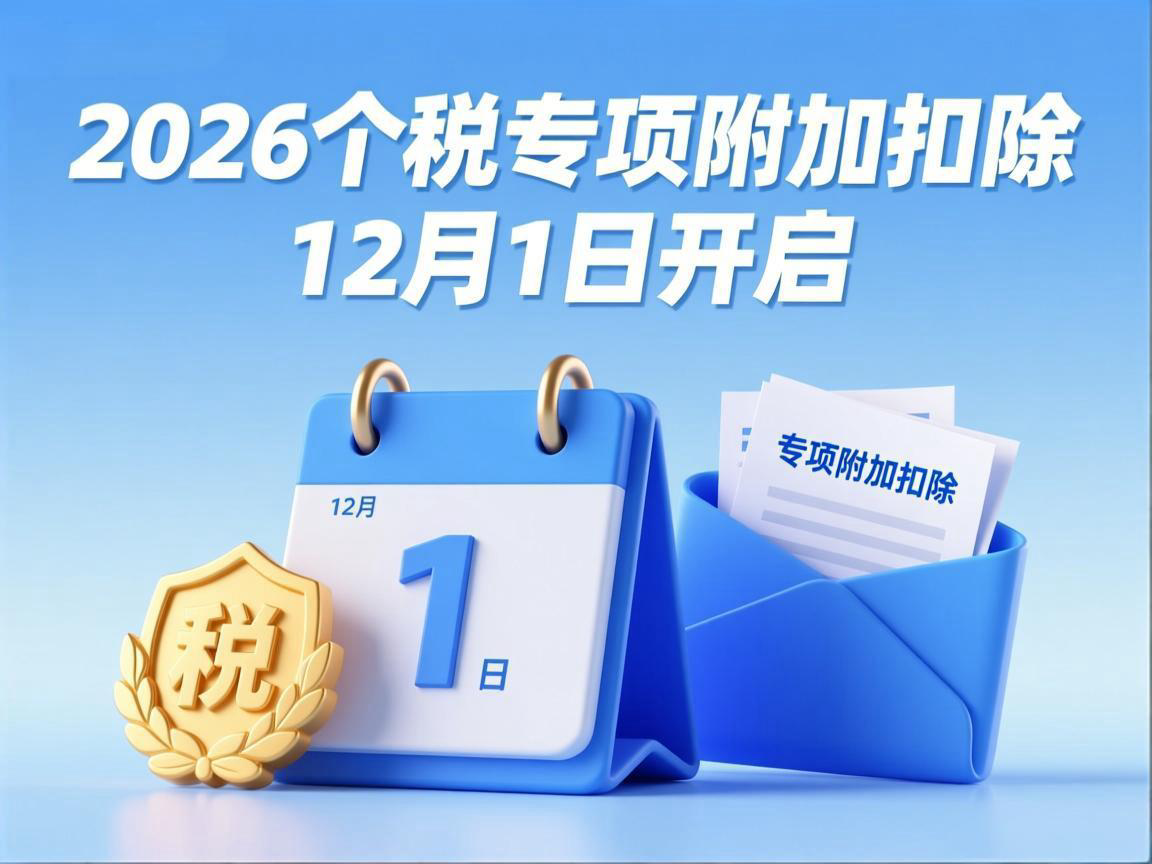 定好闹钟！2026个税专项附加扣除12月1日开启，多娃家庭能省几千块！