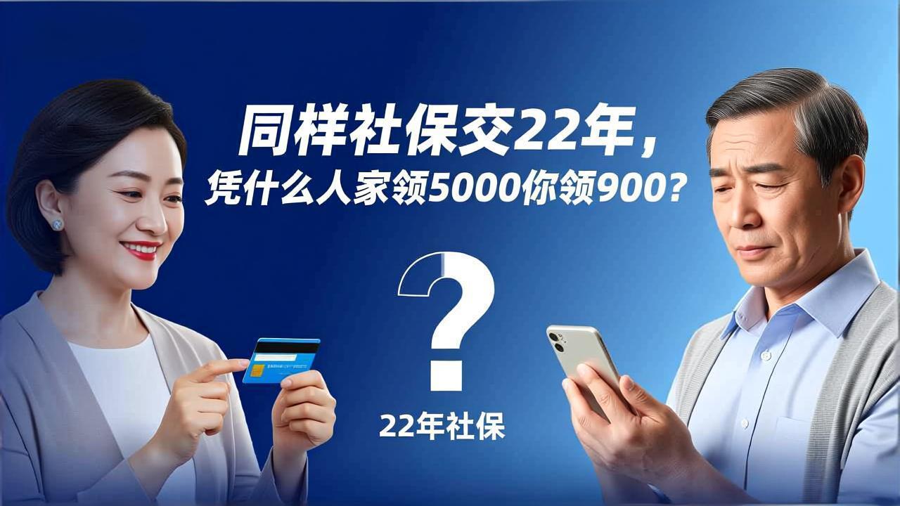 同样社保交22年，凭什么人家领5000你领900？这3个坑千万别踩！