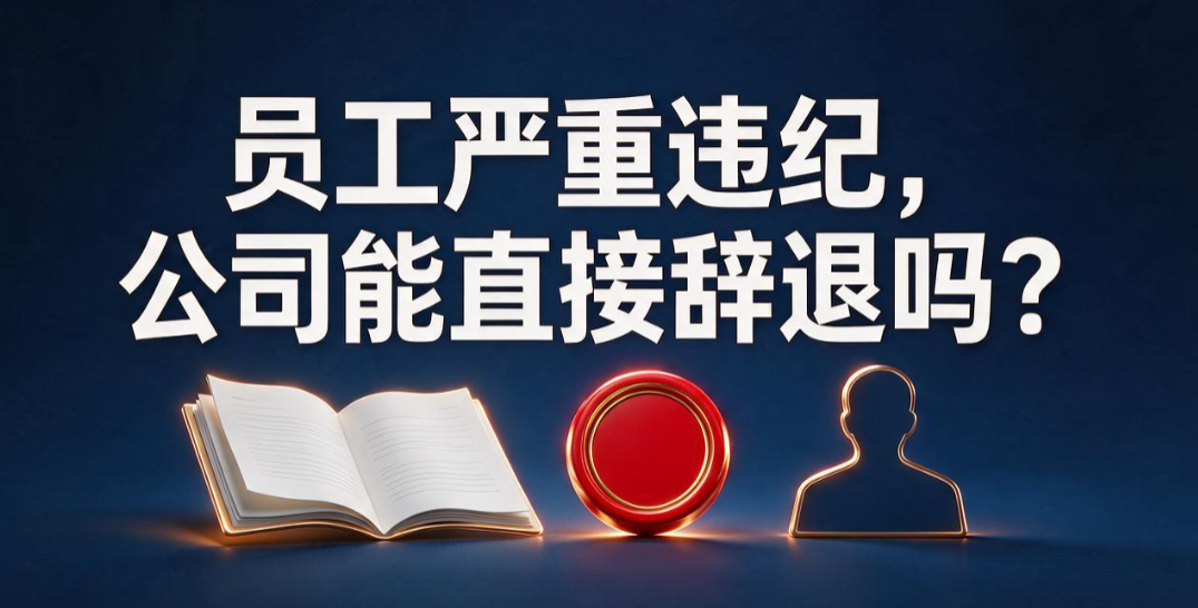员工严重违纪，公司能直接辞退吗？别漏掉解除前的工会通知程序