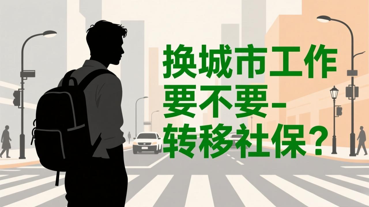 换城市工作要不要转移社保?哪些情况必须转,哪些情况可以等一等