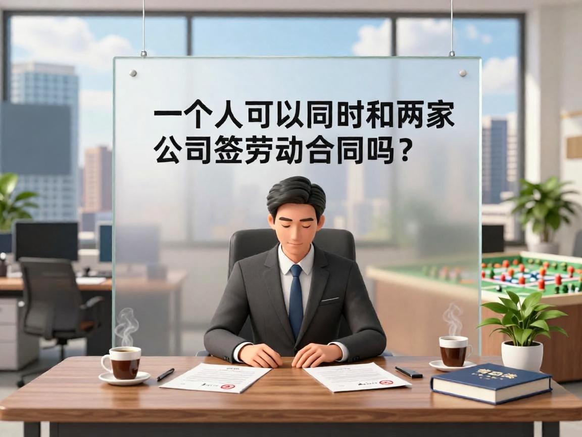 一个人可以同时和两家公司签劳动合同吗？社保应该交在哪家公司？