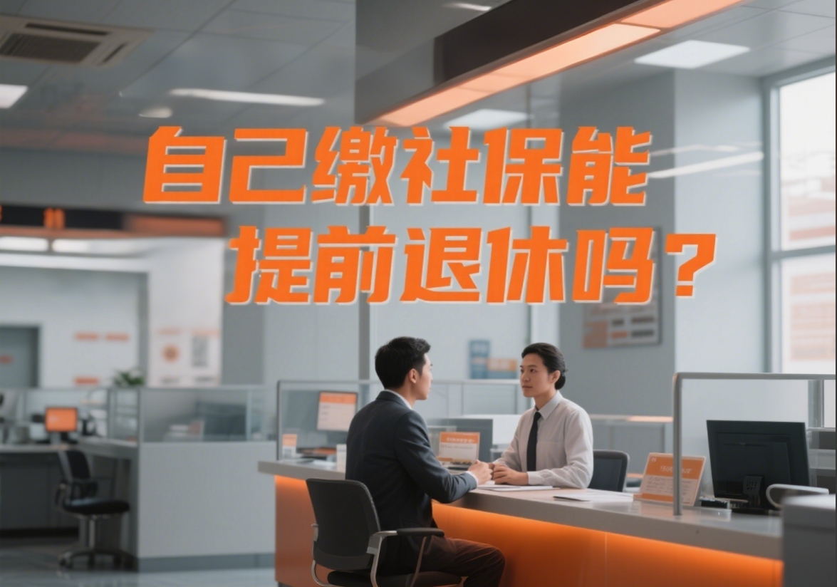 自己缴社保能提前退休吗?灵活就业社保VS职工社保哪个的养老金更多