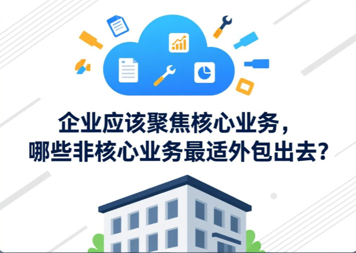 企业应该聚焦核心业务，哪些非核心业务最适合外包出去？