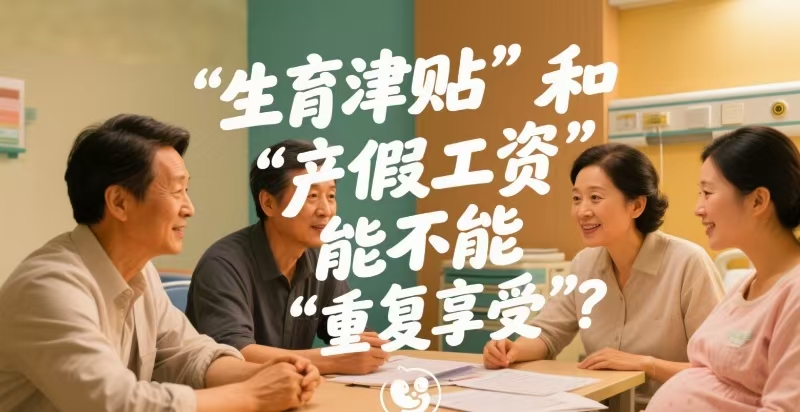 “生育津贴” 和 “产假工资” 能不能 “重复享受”?HR 一文读懂!