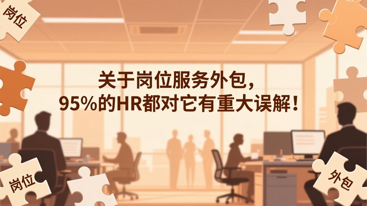 关于岗位服务外包，95%的都对它有重大误解！