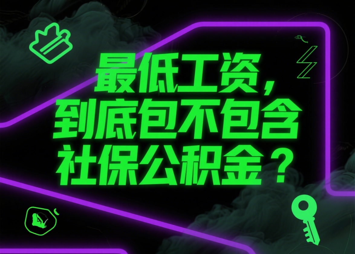最低工资，到底包不包含社保公积金？一文讲透，别再发错了