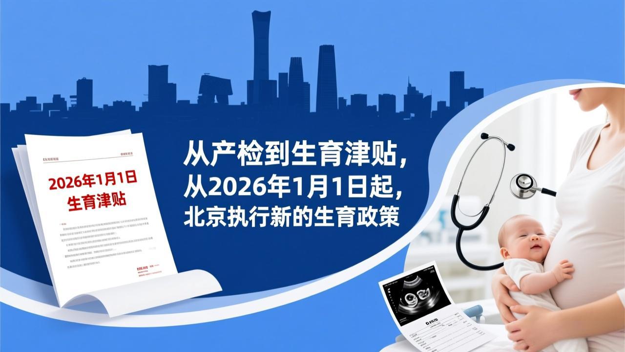 从产检到生育津贴,从2026年1月1日起,北京执行新的生育政策