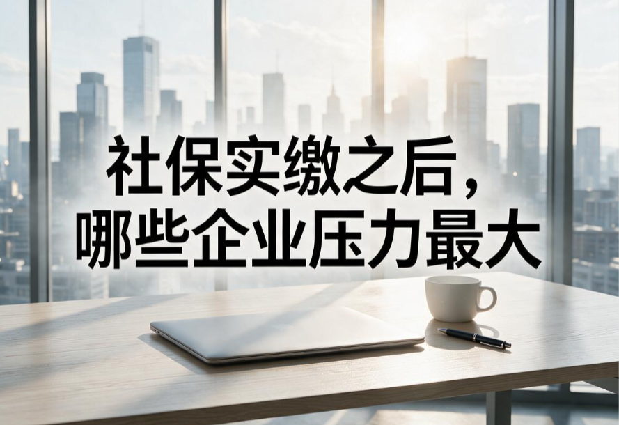 社保实缴之后,哪些企业压力最大?
