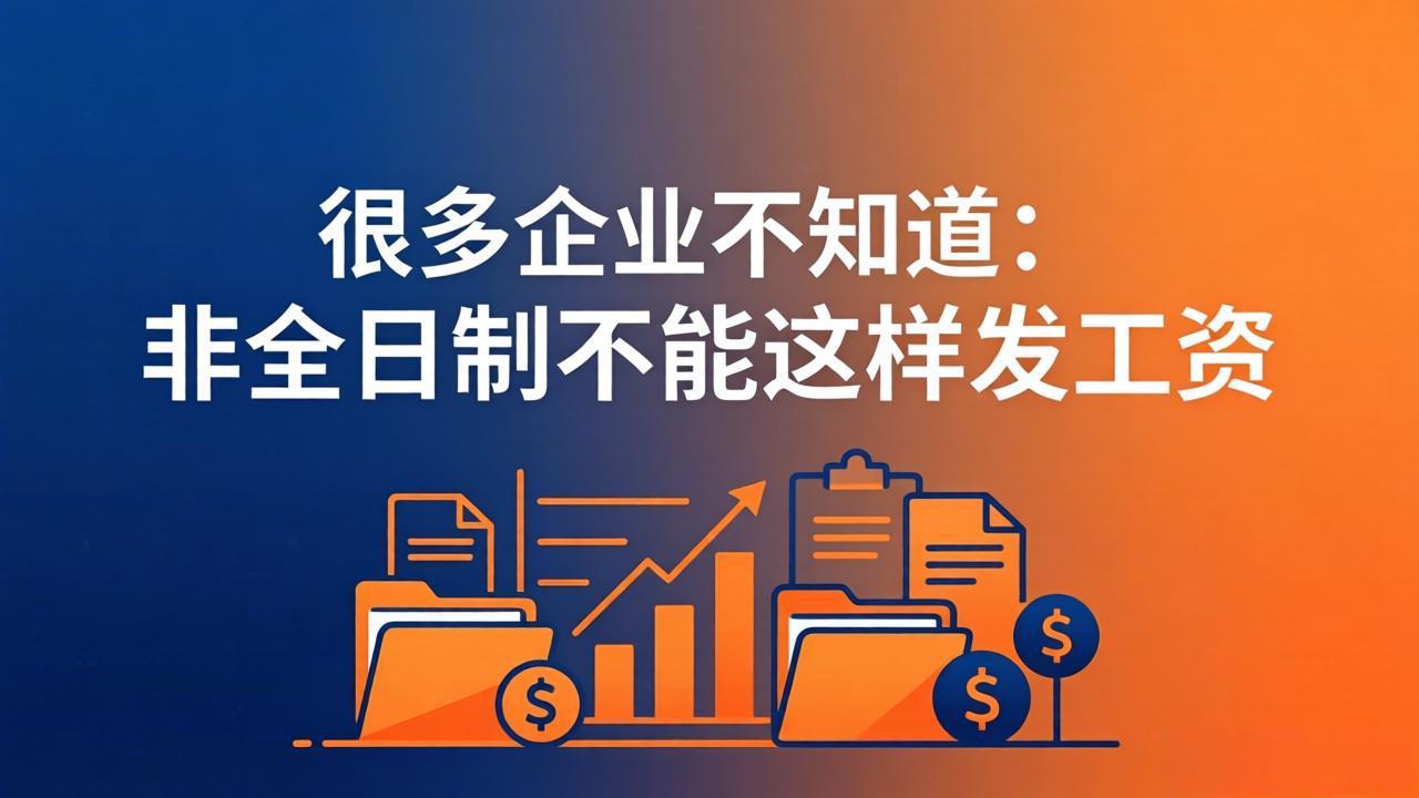很多企业不知道：非全日制不能这样发工资