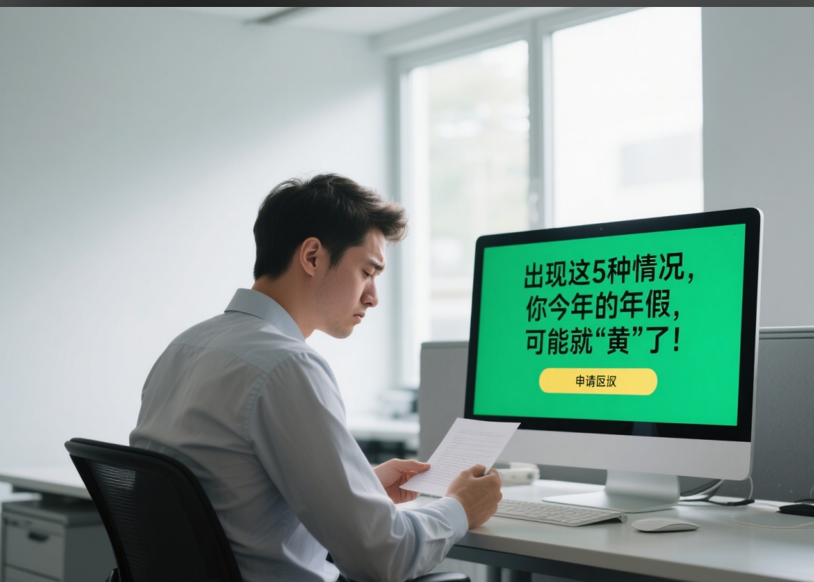 注意!出现这5种情况,你今年的年假,可能就“黄”了!