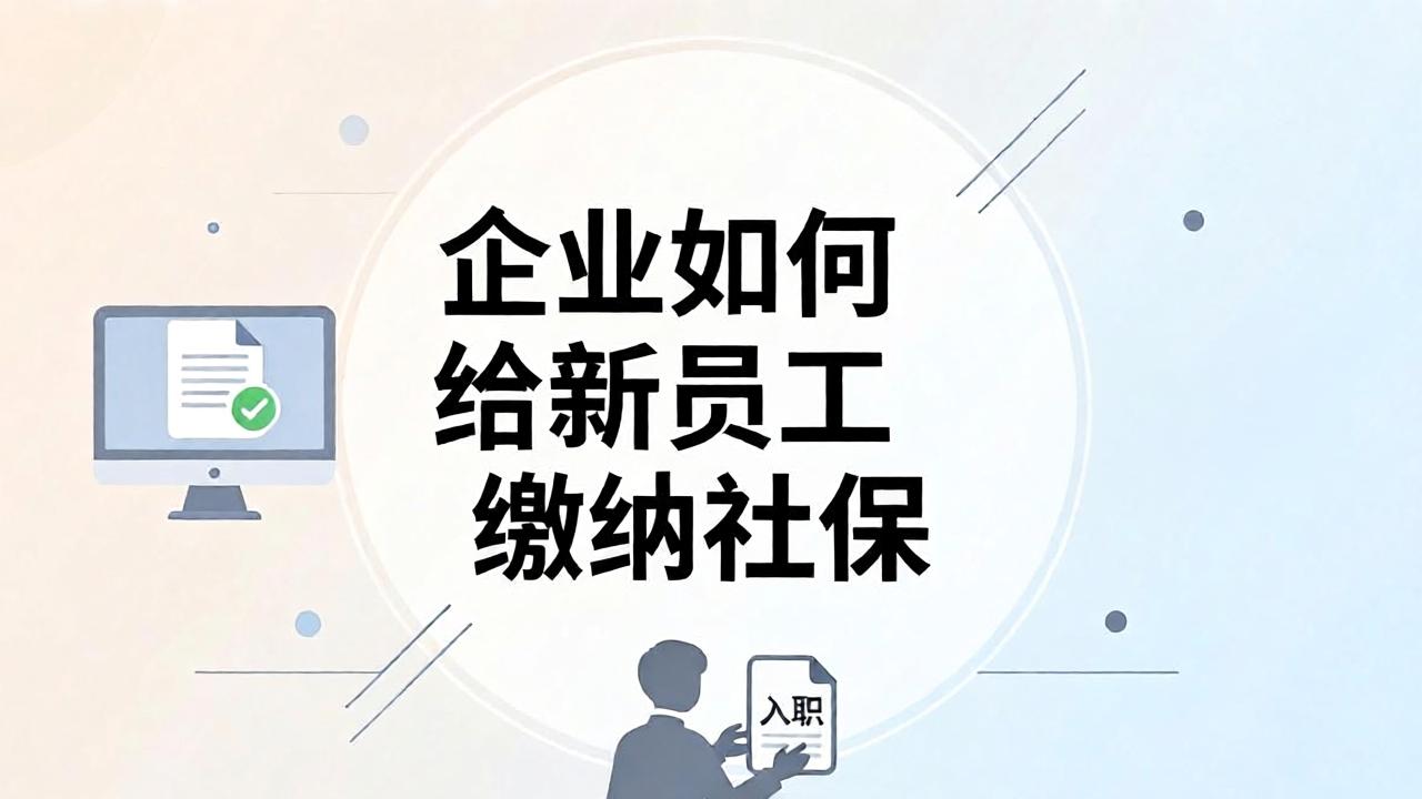 企业如何给新员工缴纳社保？HR必看的办理流程和注意事项