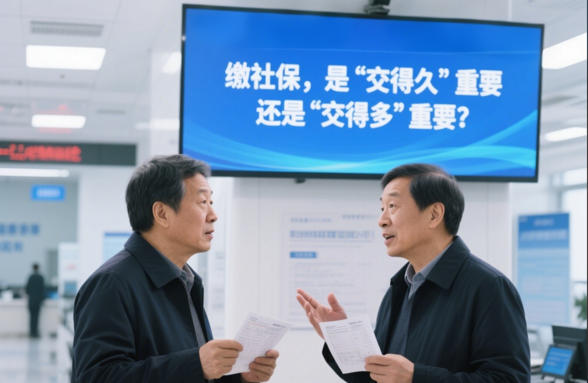 缴社保，是“交得久”重要，还是“交得多”重要？