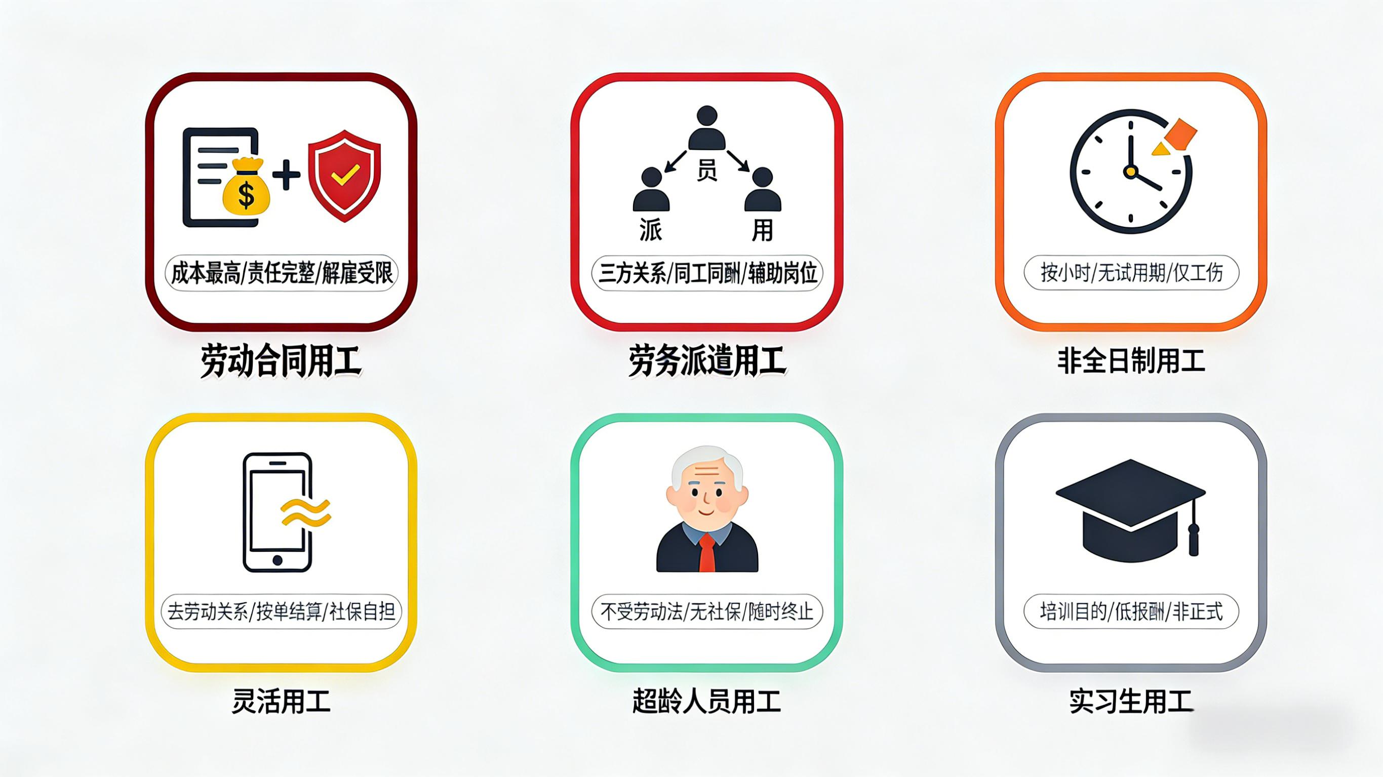 一文讲透:企业常见6种用工方式,别再用错了