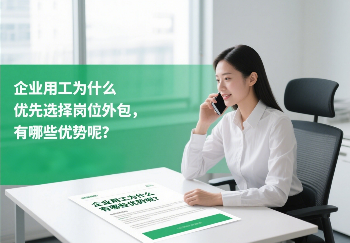 企业用工为什么优先选择岗位外包,有哪些优势呢?