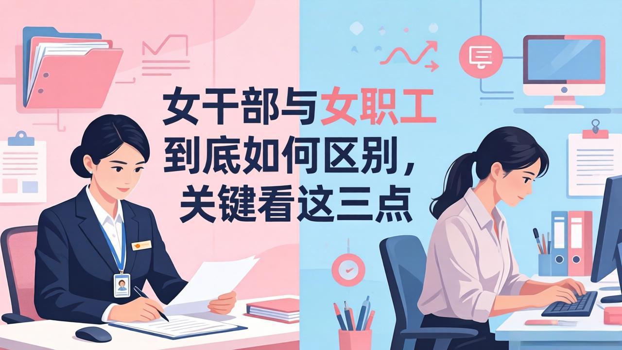 女干部与女职工到底如何区别，关键看这三点