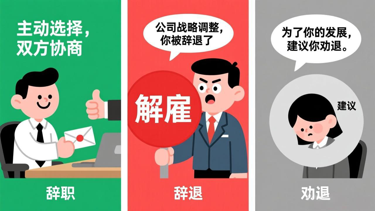 职场人必看！辞职、辞退、劝退核心区别是什么？