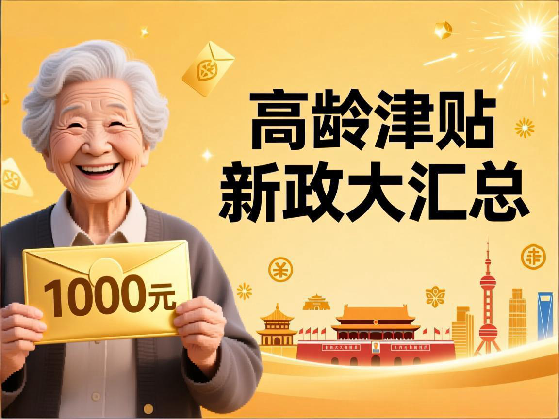 全国各地高龄津贴新政大汇总，每月最高可领1000元
