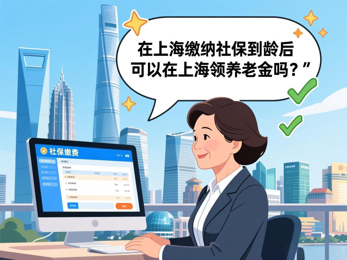 在上海缴纳社保到龄后可以在上海领养老金吗?申领需要满足哪些条件?