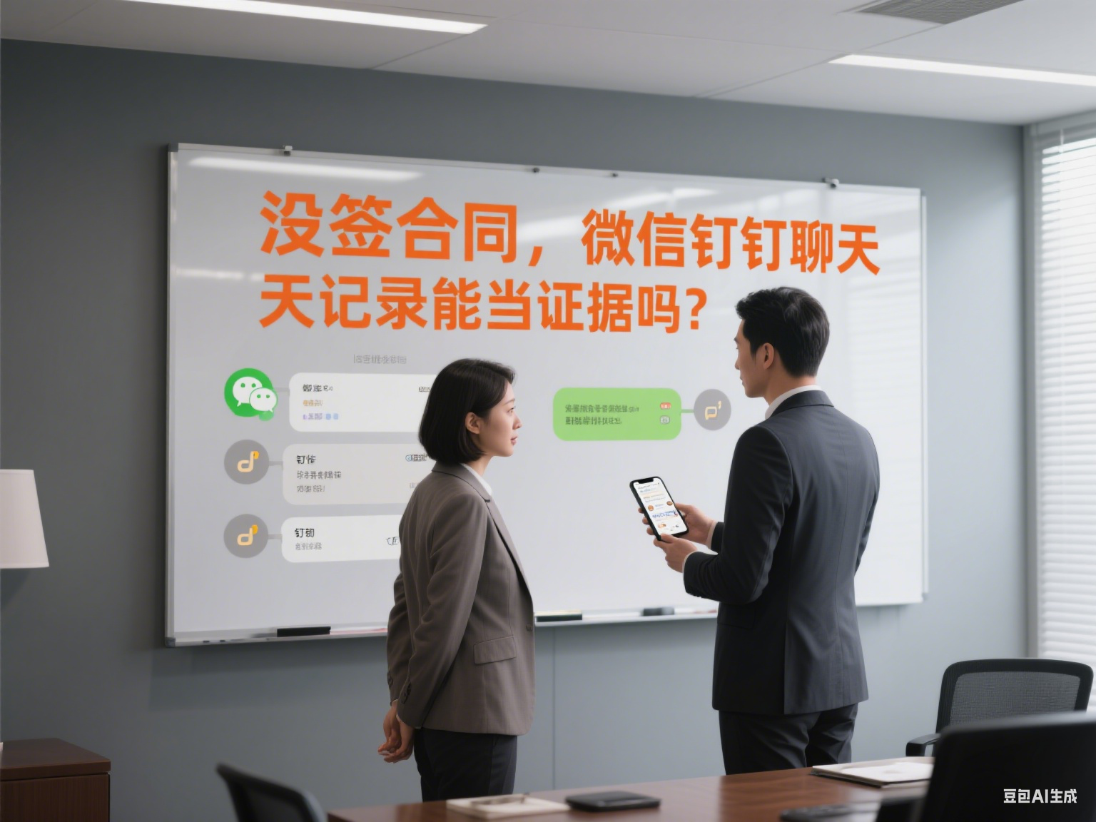打工人必看：没签合同，微信钉钉聊天记录能当证据吗？