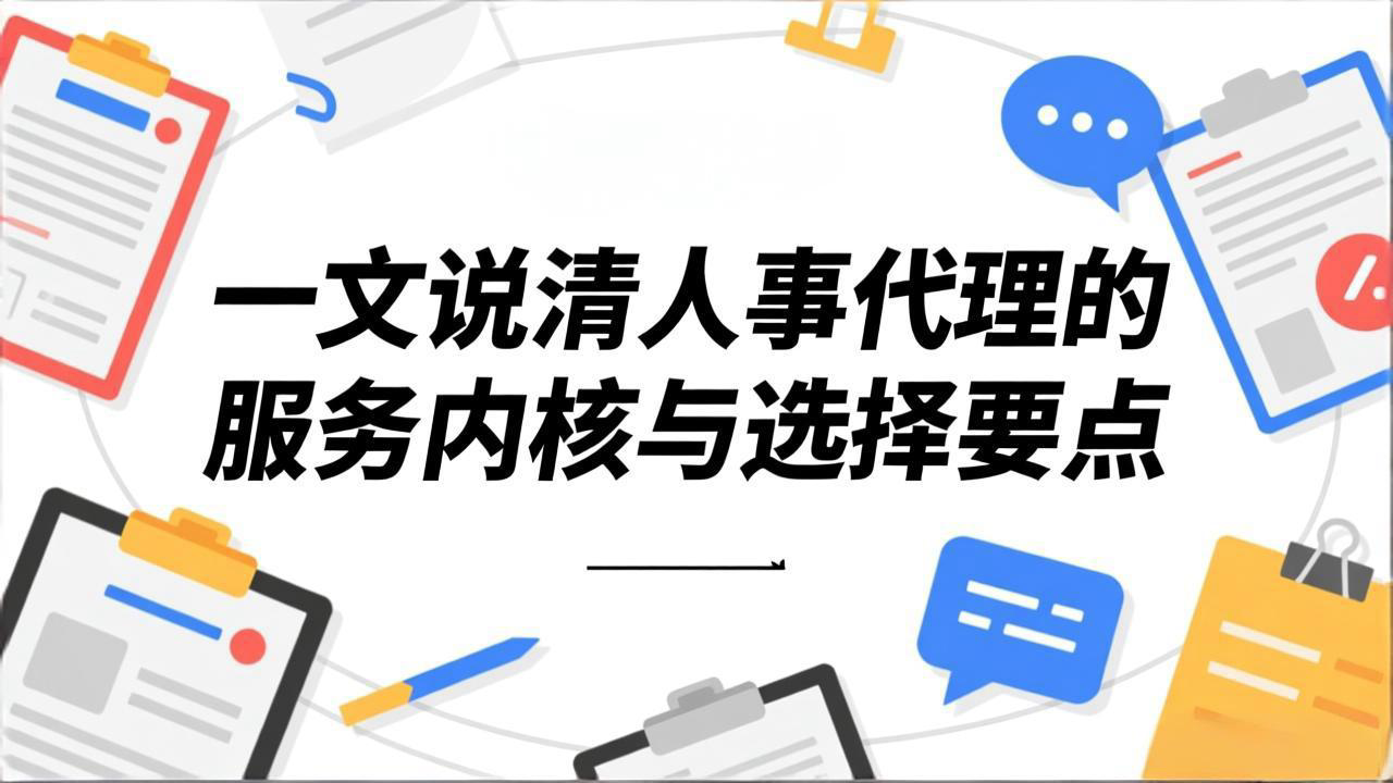 什么是人事代理，一文说清人事代理的服务内核与选择要点