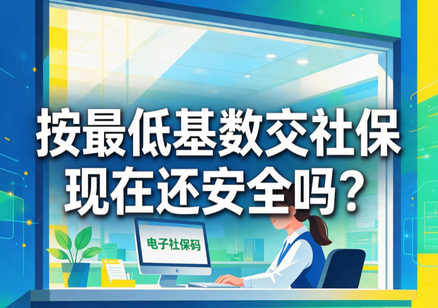 按最低基数交社保,企业现在还安全吗?