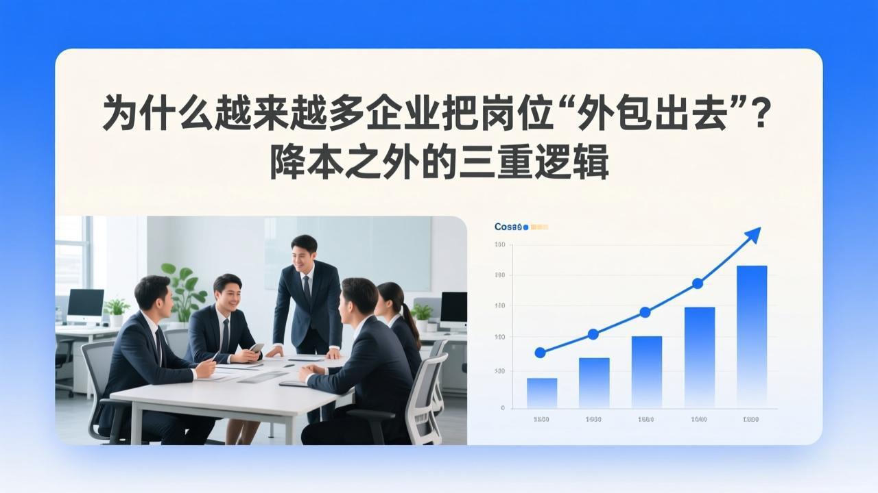 为什么越来越多企业把岗位“外包出去”？降本之外的三重逻辑