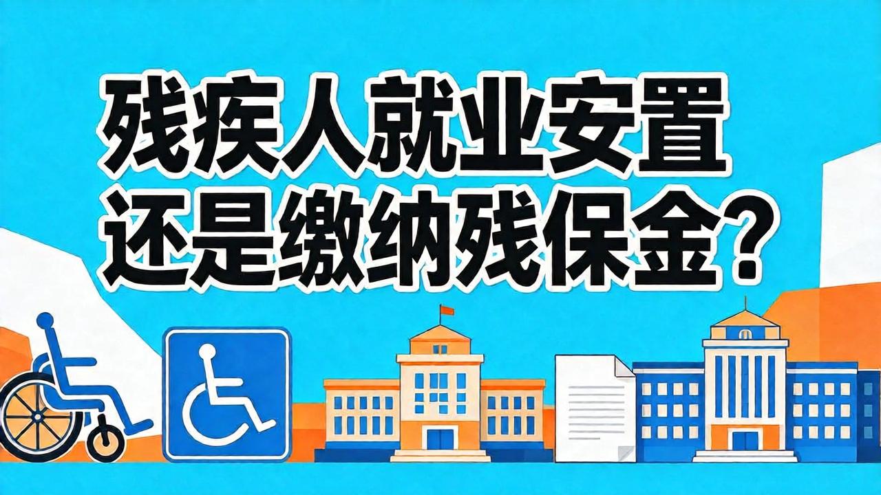 残疾人就业安置还是缴纳残保金?不同企业怎么判断
