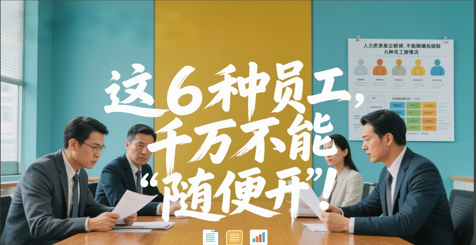 HR记住,这 6 种员工, 千万不能 “随便开”!