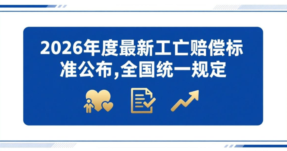 2026年度最新工亡赔偿标准公布,全国统一规定